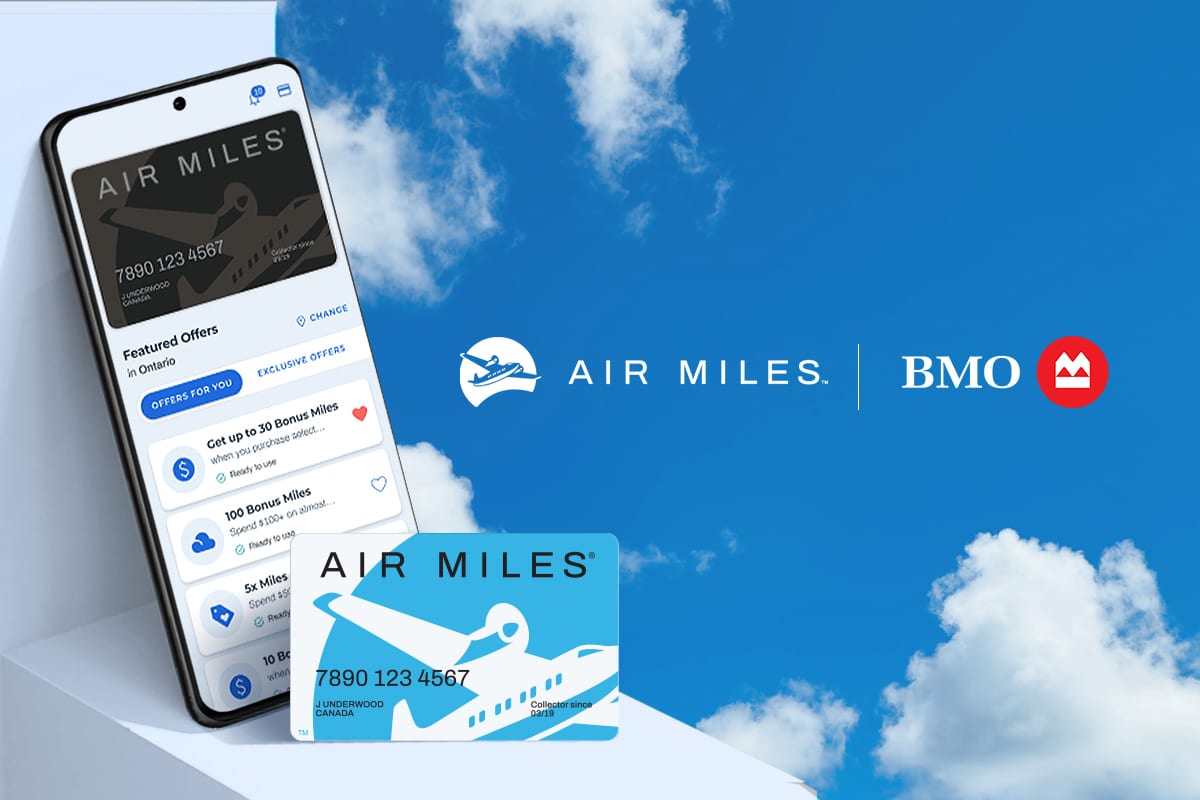 AIR MILES & BMO announcement banner