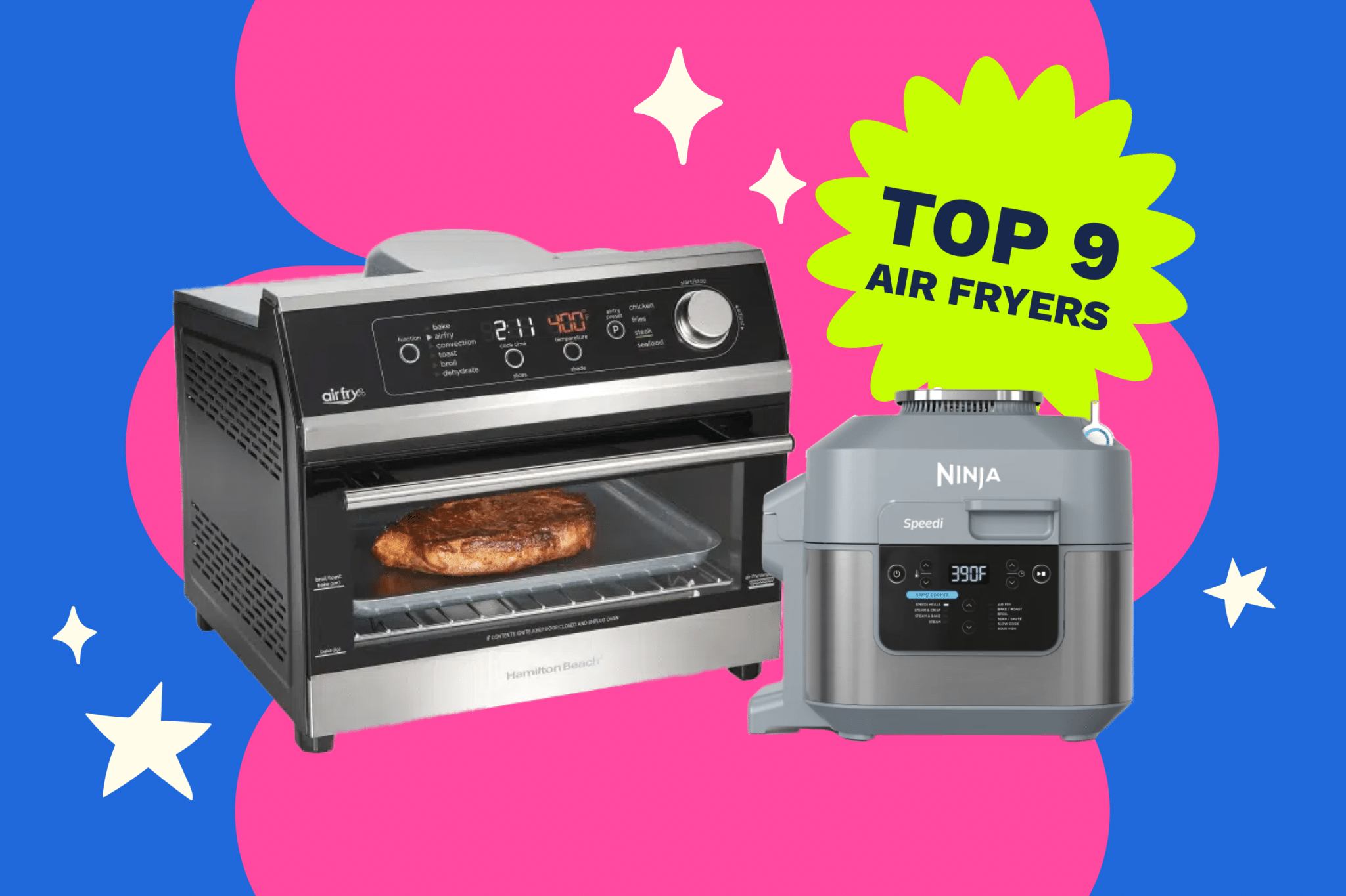 top 9 air fryers from air miles catalogue