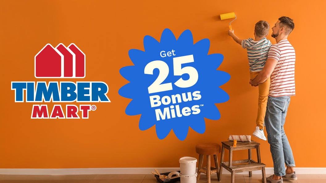 Timber Mart Bonus Miles Promotion